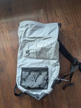 Geckobrands 819702029918 Hydroner 20l Waterproof Dry Bag Backpack Lightweight Roll-top With Clea