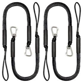 Gl2301 Geelu 4 Pack Bungee Dock Line With Stainless Steel Clip 3ft Mooring Rope Boat Acces