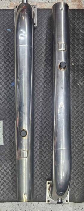 326-456985 Gill Marine Dry Ex For Any Big Block Engine Cond Chrome Plated
