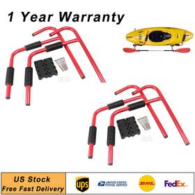 Goodcde 550749402769 2 Sets Folding Hanger Wall Mount Kayak Rack Storage Surfboard Canoe