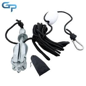 Gre200530 Greatparts Portable Anchor Buoy Kit Grapnel For Canoe Kayak Raft Boat 3.3lb