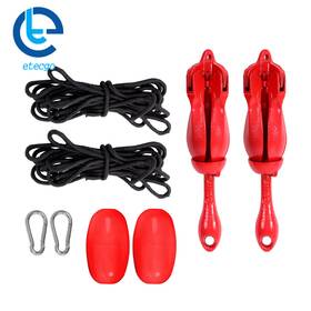 Gre200570 Greatparts 2 Marine Folding Grapnel Board Anchor Kit For Pwc Boat Kayak Canoe 3.3lb Steel