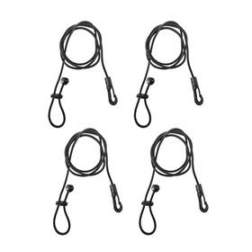 Guipqs 916107535694 Kayak Paddle Leash 4 Pack Lanyard Adjustable Canoe Fishing Rod P