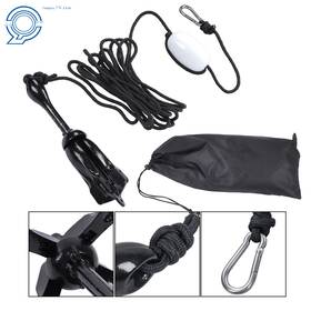 Hp120297 Happy19star For Canoe Kayak Raft Boat Fishing Jet Ski 5.5lb Portable Folding Anchor Buoy Kit