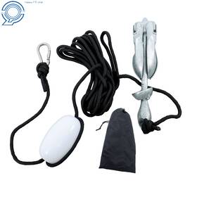 Hp120318 Happy19star Portable Marine Kayak Anchor Kit Grapnel For Canoe Raft Skiff