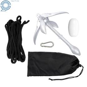 Hp120321 Happy19star Kayak Anchor Kit 3.3 Lb Board Pwc Boat Canoe With 26.2 Ft Rope And Buoy