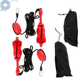 Hp120345 Happy19star 2 Red 5.5lb With 26.2ft Rope Marine Kayak Folding Anchor Kit For Pwc Canoe Jet Ski