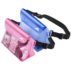 Heeta 840120801367 2-pack Waterproof Pouch With Waist Strap Screen Touchable Dry Bag Adjust