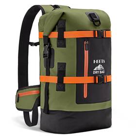 Sp877g Heeta Waterproof Dry Bags Backpack 40l For Men And Women Roll Top Heavy Duty Cushion