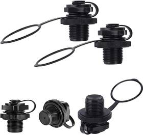 Bplu-1 Helonge 4 Pcs Inflatable Boat Air Valve Replacement Plug One-way