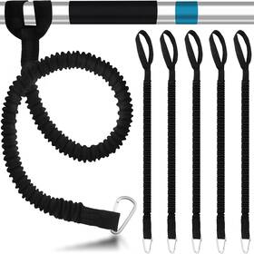 Hestya-rope-iwd796 Hestya 6 Pieces Kayak Paddle Leash Stretchable Rope Nylon Adjustable Co