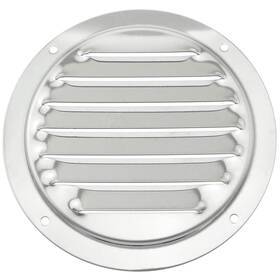 Heyous 750225358331 Stainless Steel Round Boat Engine Louvered Style Vent Cover 5 Inch