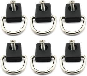 Hj Garden 793029095705 Kayak D Ring With Screw Kit Canoe Boat Fishing Rigging Black