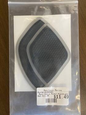 X-58-dana Hobie 81000401 Right Replacement Pedal Pad For Md180 -