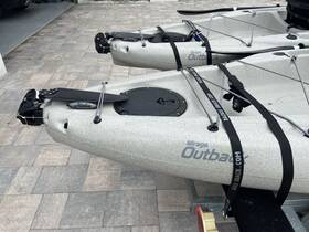 8433349 Hobie 2.019 Mirage Outback Kayaks Set Of Two With Trailer. Few Use