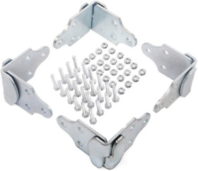 Hodenn 8pc Trailer Wood Sides Bracket Latch Rack Stake Body Gates Connector