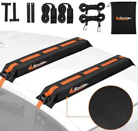 Hodial Soft Roof Rack Pads Universal Car Rooftop Luggage Carrier Capacity