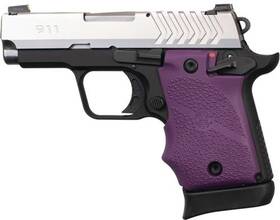 49086 Hogue Inc. Ambi Safety Rubber Grip For Springfield Armory 911 9mm- Purple