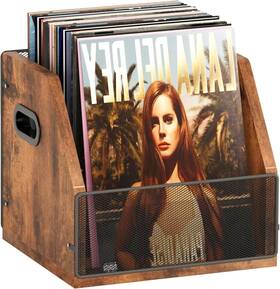 Kj3003 Homeiju Vinyl Record Rustic Brown Black 1 Pack And