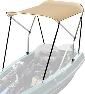 Tc9065 Howbow Sun Shade Canopy For Kayak 60 Inch X 36 Bimini Top Canoe Block Uv/heat Ray/rain