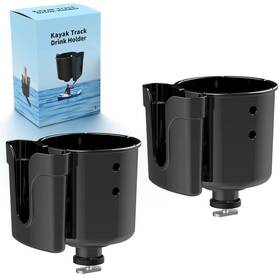 Huntury 764710597983 2pcs Multifunctional Kayak Cup Holder Fishing Tool And Lures Storage
