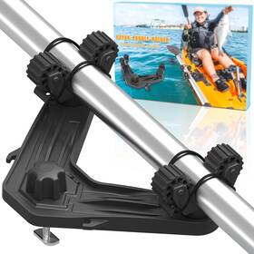 Huntury 768502677723 Doubleheader Kayak Track Paddle Holder Save Space Cli