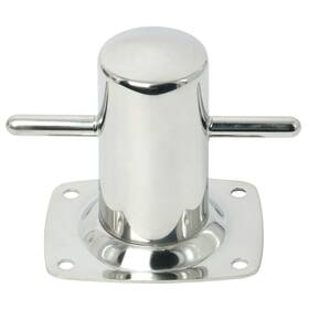 Hyddnice 733810563426 316ss Boat Bollard With Base Plate 3-1/8 Inch Dia Cleat Mooring Bit