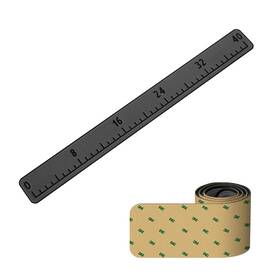 Hzchione 3m-ru-dgrey-40 Fish Ruler With 3m Adhesive - 40in Eva Foam Measuring For Fishing