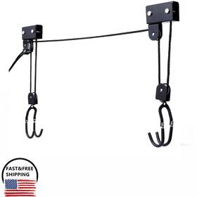Hzx 699920521469 Kayak Storage Hoist Overhead Pulley System With 125lb Capacity For Canoes