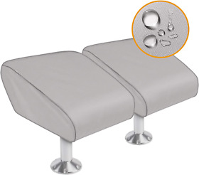Icover Boat Folding Seat Cover-2 Pack 600 Denier Canvas Waterproof Heavy-duty We