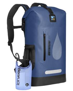 Rl04-blue Idrybag Waterproof Backpack Dry Bag Pvc 30l Floating For Men Waterproo