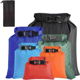 Ilzar 705353744532 6pcs Dry Bags Waterproof Lightweight For Kayaking Out