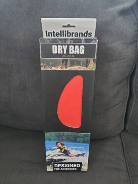 Db20l-prp Intellibrands 20 Liter Waterproof Dry Bag Sack Sporting Goods Storage Red
