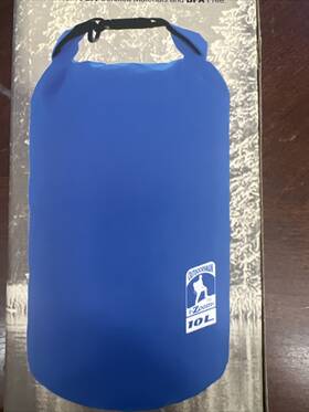 Od10db012 Izoom Outdoorsman I-zoom Water Tight Dry Bag 10l Blue New 19 Inch X 8