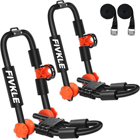 J-bar Kayak Roof Rack 2 Pcs Set Universal Rooftop Carrier For Suv