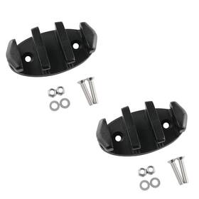 Jcbiz 719146971890 2 Sets 87mm Nylon Zig-zag Cleat Kit For Kayak Includes Screws And Nuts