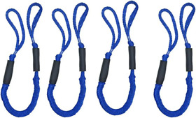 Jranter Bungee Dock Line Mooring Rope For Boat 4ft 4 Pack