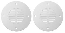 Ps-boat-vent-4in Jsp Manufacturing 4 Inch White Boat Floor Drain And Vent Cover For Marine Applications