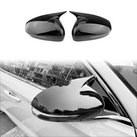G703-r-zu Juiveel Horns Style Abs Exterior Mirror Cover Side Rearview Cap Trim Com