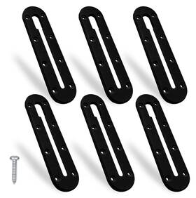 Kapobia 199874284996 6-pack Kayak Track Mount Accessories Kit -universal Rail System For Fis