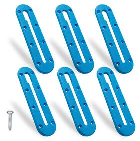 Kapobia 199874390390 6-pack Kayak Track Mount Accessories Kit -universal Rail System For Fis