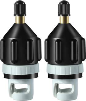 Karmiero 744759608895 2pcs Inflatable Boat Sup Pump Adapter Premium Conventional Air Sturdy
