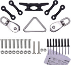 Kayak Canoe Anchor Trolley Kit System Pulley Cleat Pad Eye Ring Rivets No Rope