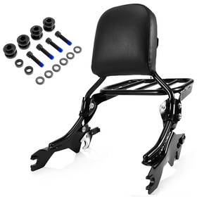 Tl-036 Kekykm Fat Bob Softail Backrest Holdfast Sissy Bar Upright Pack Of Sport Luggage Rac