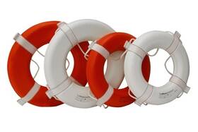 10-206-org Kemp 20 Inch Coast Guard Approved Ring Buoy- Orange