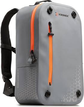 3811-0000 Kronox Waterproof 30l Ipx7 Submersible Dry Bag Backpack With Laptop Cover Grey