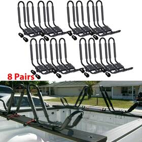 Flm000002646 Kuafu 8 Pairs Kayak Roof Rack For Suv Car Truck Top Mount Carrier J Cross Bar