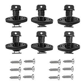 Kunpeng 6 Pieces Kayak Drain Plug With Installation Hardware Accessories