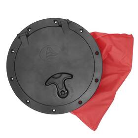 K001a Kunpeng 8 Black Deck Hatch With Storage Bag Plate Kit For Kayak Boating Fishing