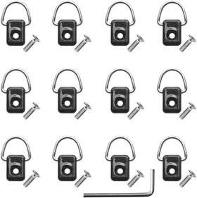 Yq10009 Kunpeng 12pcs Boat D Rings With Screw Kayak Kit Deck Loop Mounting Tie Down 304 Rope Buc